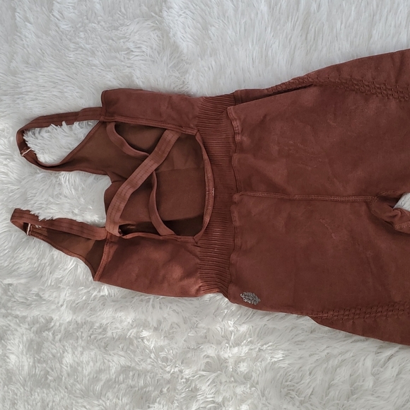 41. Free People Good Karma Onesie Nutmeg - Picture 3 of 13